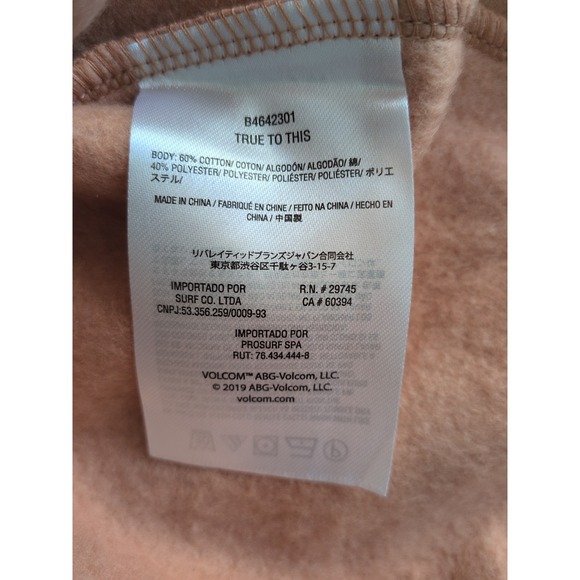 Unisex Volcom Stone Magic Boyfriend Crew Sweatshirt in Wild Hinger Medium NWT - Picture 6 of 7